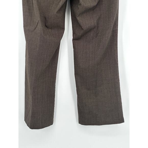 Axcess by Liz Claiborne Women’s Size 14 Brown Stretch Flare Dress Pants Bootcut - Picture 5 of 11
